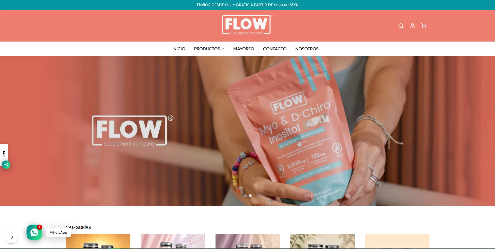Captura del proyecto FLOW